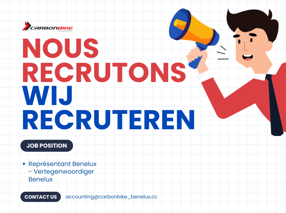 Nieuwsafbeelding Carbonbike werft aan: versterk ons team in de fietssector